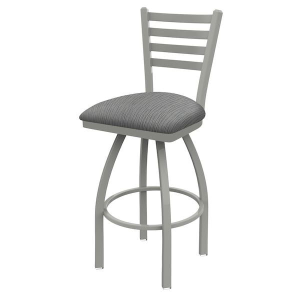 Holland Bar Stool Co 30" Swivel Bar Stool, Nickel Finish, Graph Seat - 41030AN020