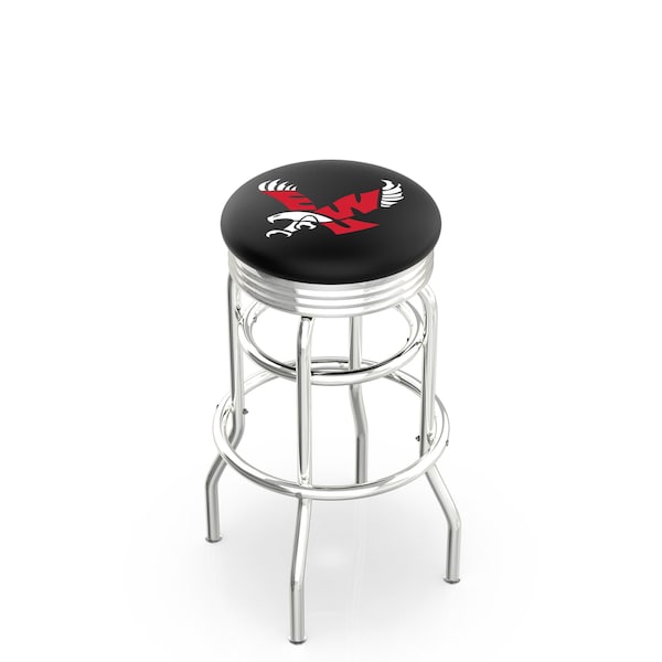 Holland Bar Stool Co 30" Chrome 2-Ring Eastern Washington Swivel Bar Stool, Accent Ring - L7C3C30EASTWA