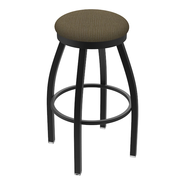 Holland Bar Stool Co 30" Swivel Bar Stool, Black Wrinkle, Graph Cork Seat - 80230BW017