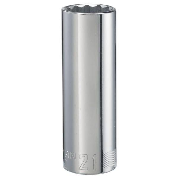 Craftsman Sockets, 1/2" Drive 21mm 12 Point Deep S - CMMT44447