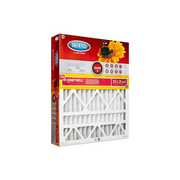 Honeywell 20x25x4 Pleated Air Filter - HW2025-11R