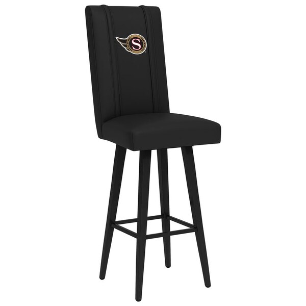 Dreamseat Swivel Bar Stool 2000 with Ottawa Senators Secondary Logo - XZ2000BSSBLK-PSNHL42002