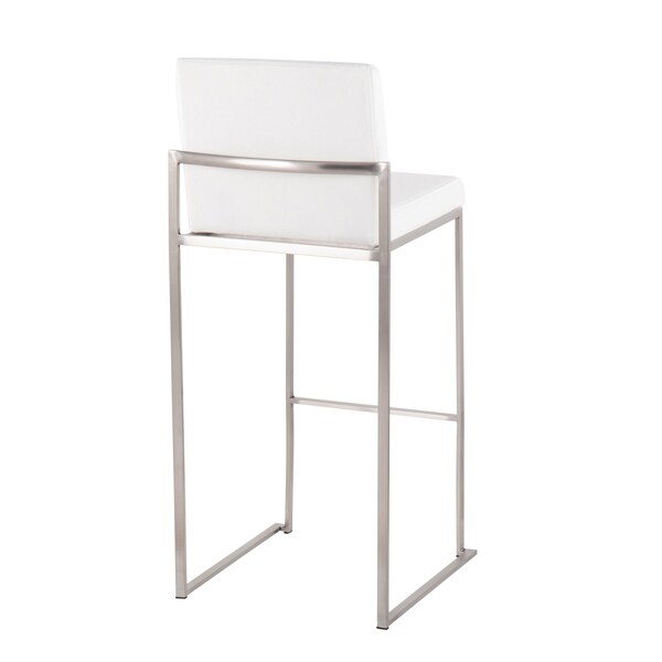 Lumisource Fuji High Back Barstool - Set of 2 PR - B30-FUJIHB SSVW2