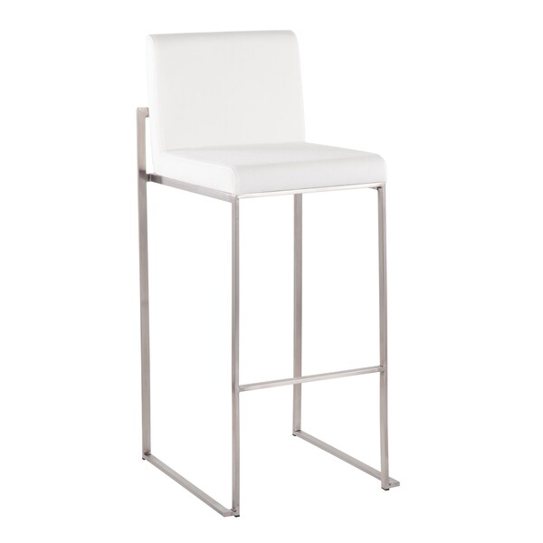 Lumisource Fuji High Back Barstool - Set of 2 PR - B30-FUJIHB SSVW2