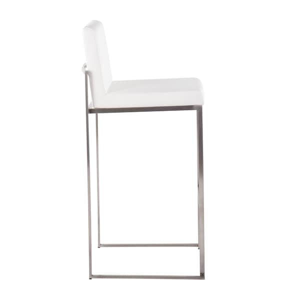 Lumisource Fuji High Back Barstool - Set of 2 PR - B30-FUJIHB SSVW2