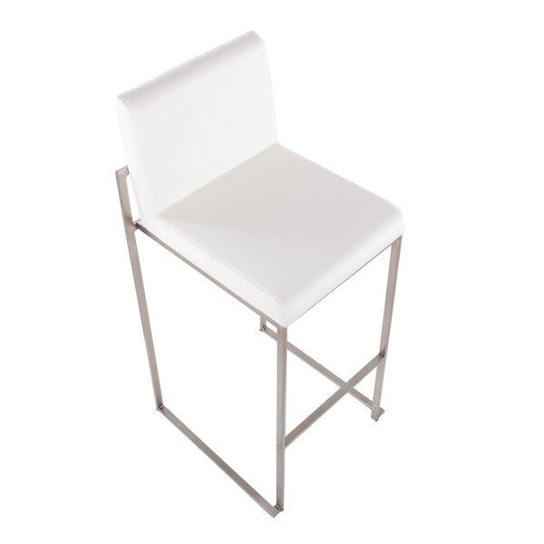 Lumisource Fuji High Back Barstool - Set of 2 PR - B30-FUJIHB SSVW2