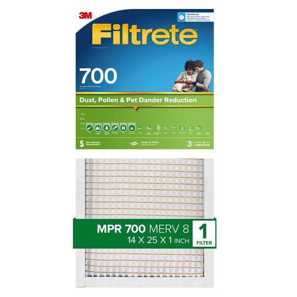 Filtrete 14x24x1 700 MPR Pleated Air Filter - 723-4