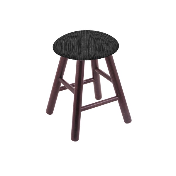 Holland Bar Stool Co Oak Vanity Stool, Dark Cherry Finish, Rein Thatch Seat - RC18OSDC018