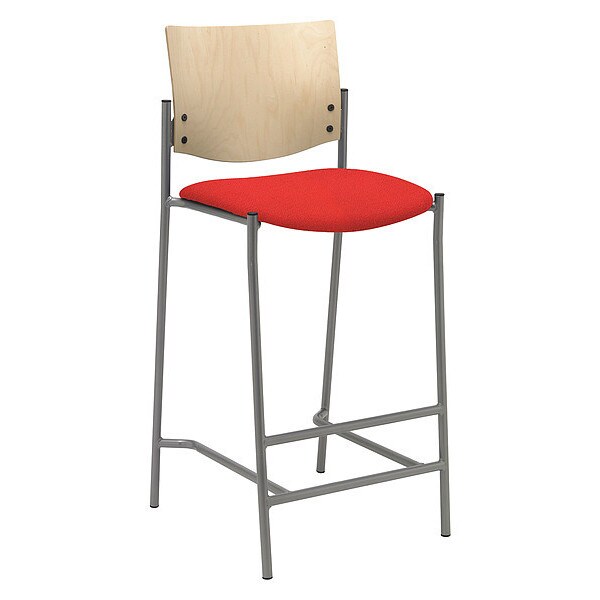 Kfi Stool, Ntrl Back, Fabric Seat, Pmnto - BR1310SL-SP22-PIMENTO