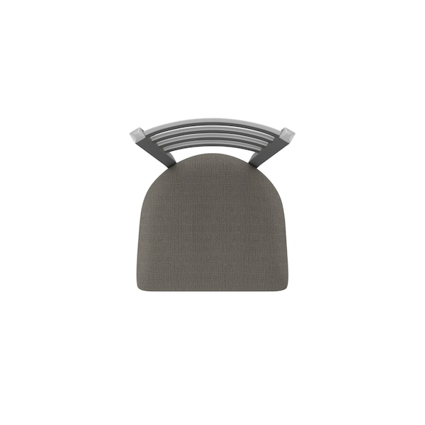 Holland Bar Stool Co 410 Jackie Stainless Steel 36in Swivel Bar Stool with Graph Chalice Seat - 41036SS019
