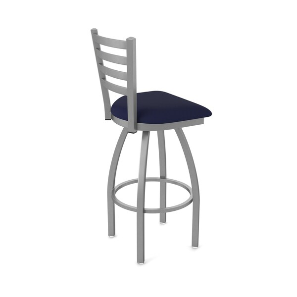 Holland Bar Stool Co 410 Jackie Stainless Steel 36in Swivel Bar Stool with Canter Twilight Seat - 41036SS002