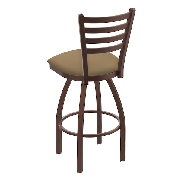 Holland Bar Stool Co 30" Swivel Bar Stool, Bronze Finish, Canter Sand Seat - 41030BZ013