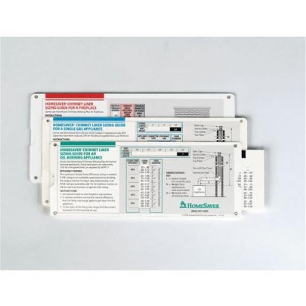 American Slide Chart Corp AMERICAN SLIDE CHART CORP. 98710 HomeSaver Gas Liner Sizing Guide - 98710
