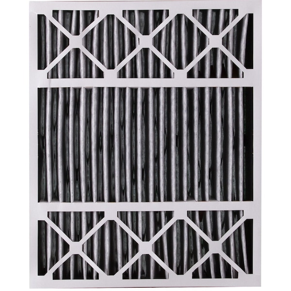 Nordic Pure 20x25x5 Plus Carbon Pleated Air Filter, High Capacity, MERV 12 - 20X25X5LXREDPM12C-1