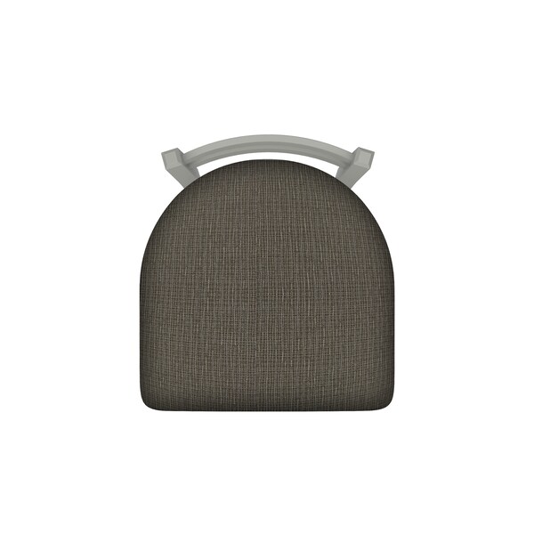 Holland Bar Stool Co 30" Low Back Swivel Bar Stool, Nickel Finish, Graph Chalice Seat - 41130AN019