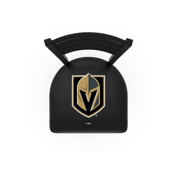 Holland Bar Stool Co 30" Blk Wrinkle Vegas Golden Knights Swivel Bar Stool, Ladder Back - L01430LVGDKN