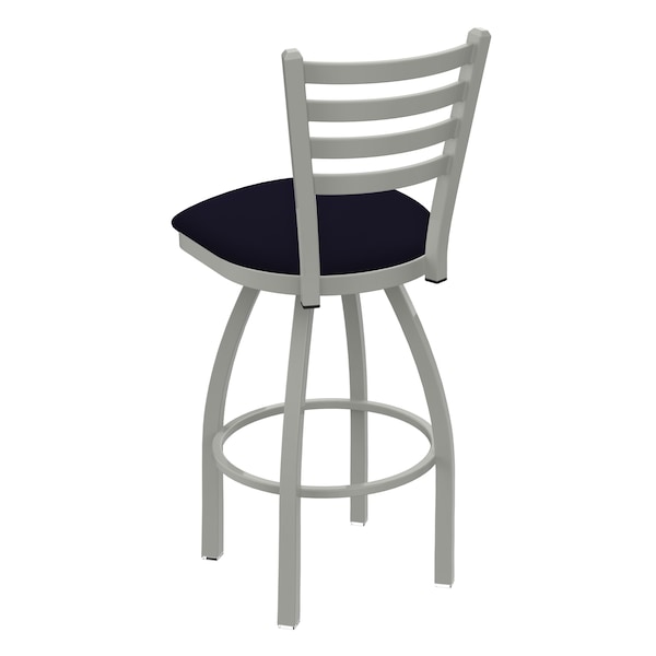 Holland Bar Stool Co 30" Swivel Bar Stool, Nickel Finish, Canter Twilight Seat - 41030AN002