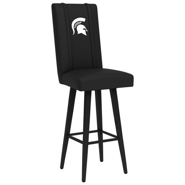 Dreamseat Swivel Bar Stool 2000 with Michigan State Spartans Primary Logo - XZ2000BSSBLK-PSCOL13222