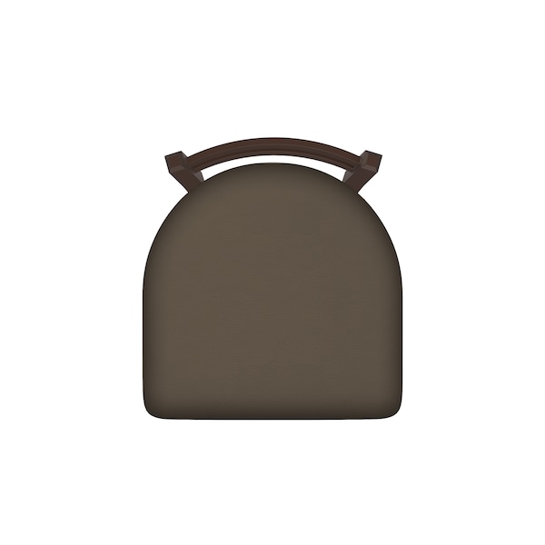 Holland Bar Stool Co 30" Low Back Swivel Bar Stool, Bronze Finish, Canter Earth Seat - 41130BZ006