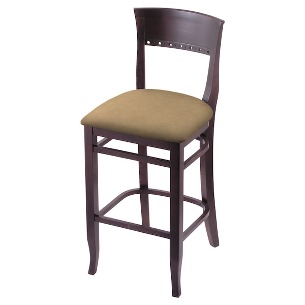 Holland Bar Stool Co 30" Bar Stool, Dark Cherry Finish, Canter Sand Seat - 316030DC013