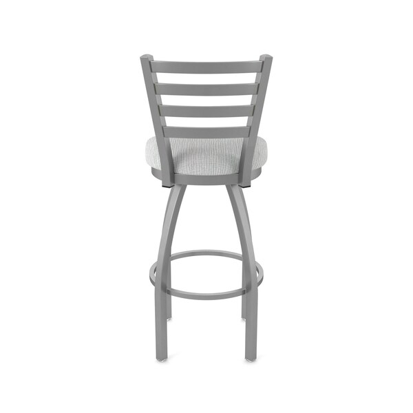 Holland Bar Stool Co 410 Jackie Stainless Steel 36in Swivel Bar Stool with Graph Alpine Seat - 41036SS020