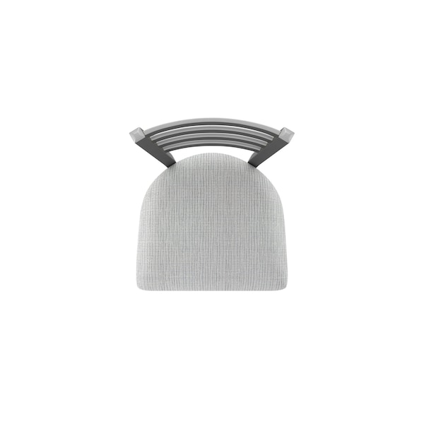 Holland Bar Stool Co 410 Jackie Stainless Steel 36in Swivel Bar Stool with Graph Alpine Seat - 41036SS020