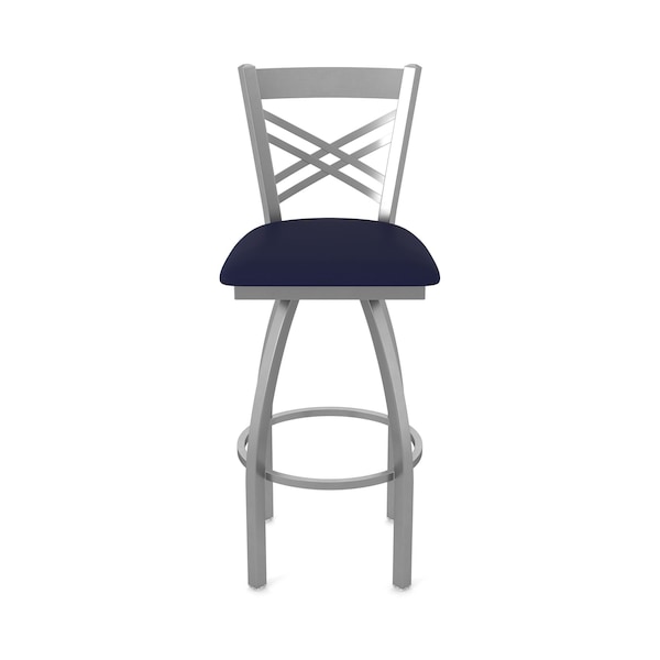 Holland Bar Stool Co 820 Catalina Stainless Steel 36in Swivel Bar Stool with Canter Twilight Seat - 82036SS002