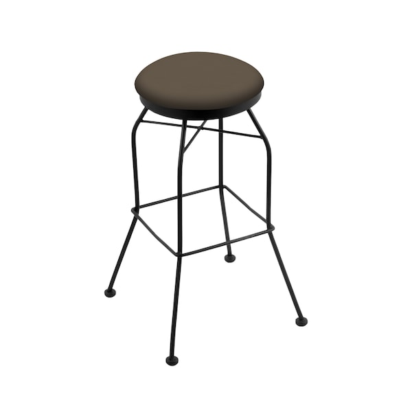 Holland Bar Stool Co 30" Swivel Bar Stool, Black Wrinkle, Canter Earth Seat - 302030BW006