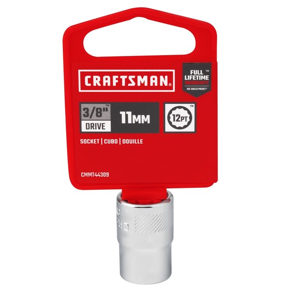 Craftsman Sockets, 11 mm S x 3/8" Drive S Metric 1 - CMMT44309