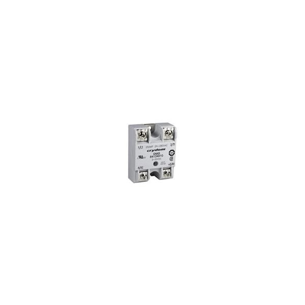 Relevadores de estado sólido Crydom: Relé de montaje industrial SSR, montaje en panel, IP00, 280Vac/10A, CA en, cruce por cero - 84134901