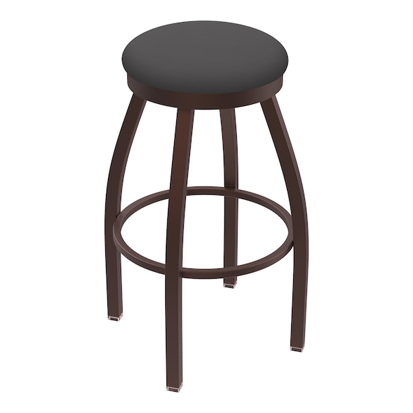 Holland Bar Stool Co 30" Swivel Bar Stool, Bronze Finish, Canter Storm Seat - 80230BZ004