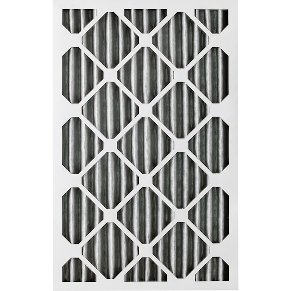 Nordic Pure 10x20x2 Plus Carbon Pleated Air Filter, High Capacity, MERV 12, 12 PK - 10X20X2PM12C-12
