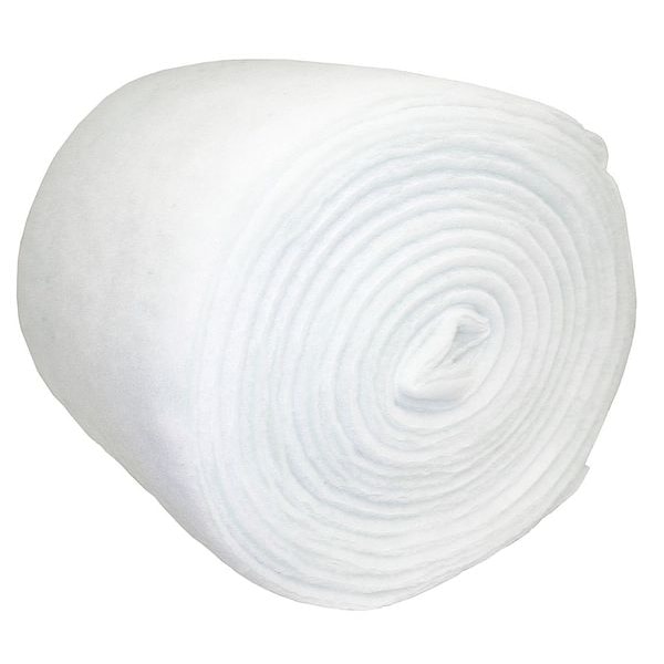 Zoro Select 30 in x 25 ft x 1 in Polyester Air Filter Roll, MERV 7, Blue/White (Formerly Air Handler) - 2GJC5