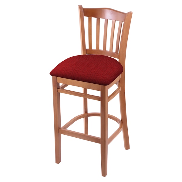 Holland Bar Stool Co 30" Bar Stool, Medium Finish, Graph Ruby Seat - 312030MED016