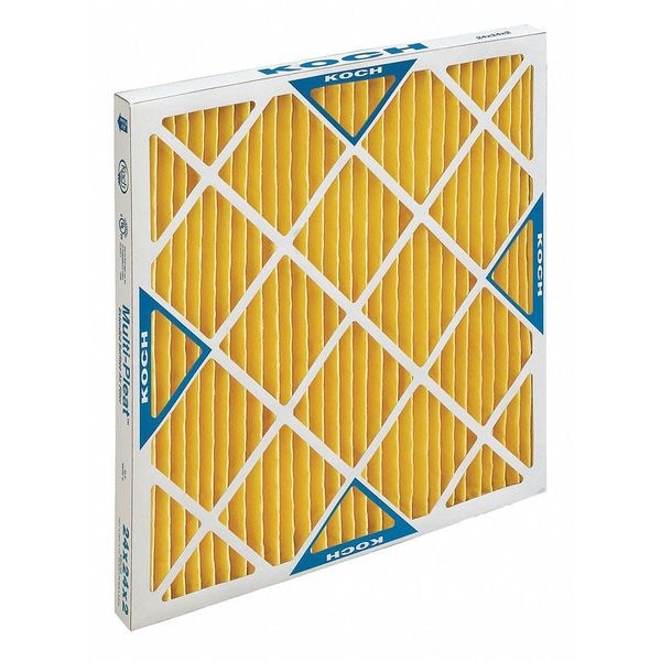 Koch Filter 12x25x2 Pleated Air Filter, High Capacity, MERV 11 - 102-082-003