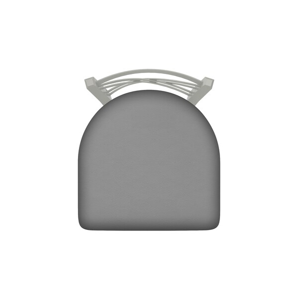 Holland Bar Stool Co 30" Swivel Bar Stool, Nickel Finish, Canter Grey Seat - 82030AN007