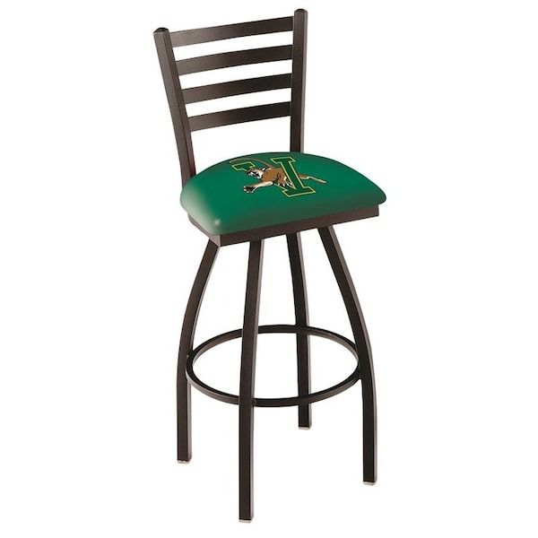 Holland Bar Stool Co 25" Blk Wrinkle Vermont Swivel Bar Stool, Ladder Back - L01425VERMNT