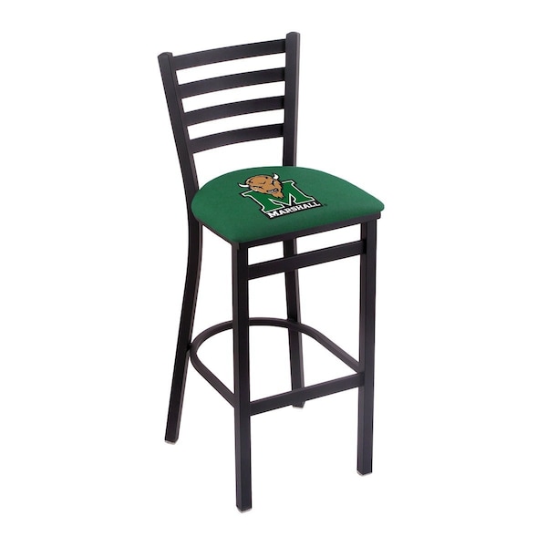 Holland Bar Stool Co 30" Blk Wrinkle Marshall Stationary Bar Stool, Ladder Back - L00430MRSHLL