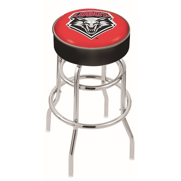 Holland Bar Stool Co 30" New Mexico Cushion Seat, 2-Ring Chrome Swivel Bar Stool - L7C130NEWMEX