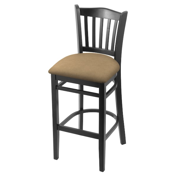 Holland Bar Stool Co 30" Bar Stool, Black Finish, Canter Sand Seat - 312030BLK013