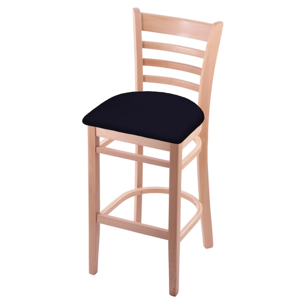 Holland Bar Stool Co 30" Bar Stool, Natural Finish, Canter Twilight Seat - 314030NAT002