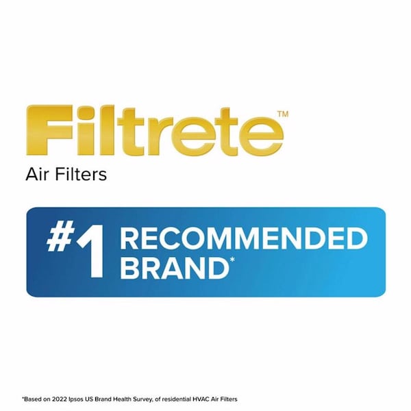 3M 20x20x4 Filtrete Pleated Air Filter, Polyester, MERV 12 - NDP02-4IN-4