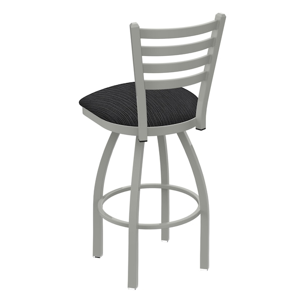 Holland Bar Stool Co 30" Swivel Bar Stool, Nickel Finish, Graph Anchor Seat - 41030AN014