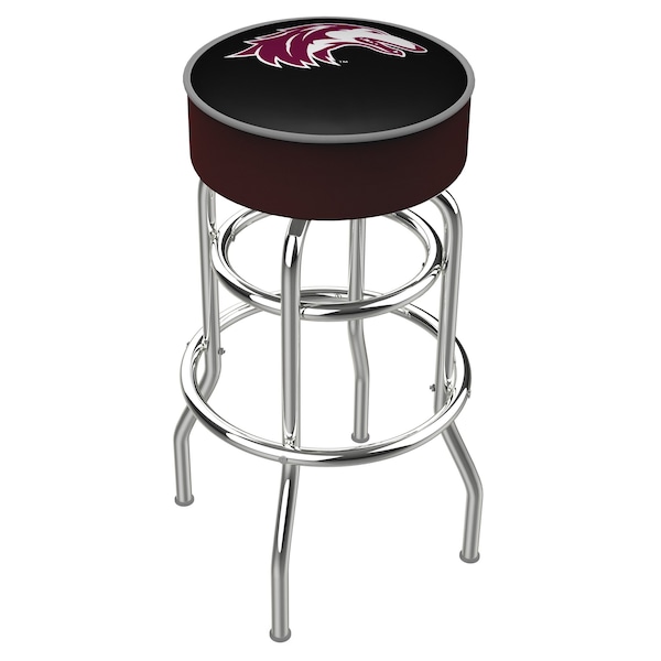 Holland Bar Stool Co 25" Southern Illinois Cushion Seat, 2-Ring Chrome Swivel Bar Stool - L7C125SOUILL