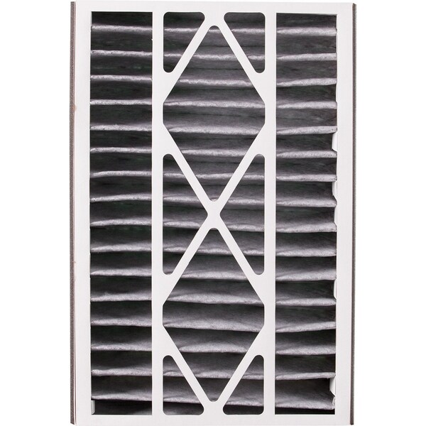 Nordic Pure 16x25x5 Plus Carbon Pleated Air Filter, High Capacity, MERV 12, 4 PK - 16X25X5ABPM12C-4