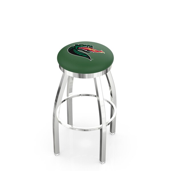 Holland Bar Stool Co 30" Chrome UAB Swivel Bar Stool, Accent Ring - L8C2C30ALABIR