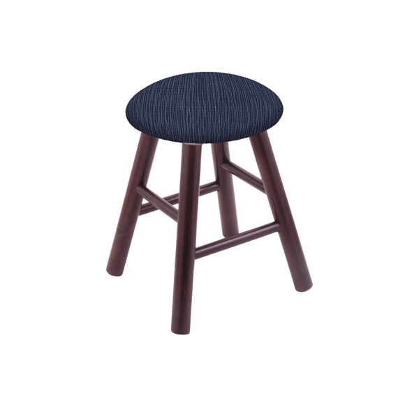 Holland Bar Stool Co Maple Vanity Stool, Dark Cherry Finish, Graph Tidal Seat - RC18MSDC014