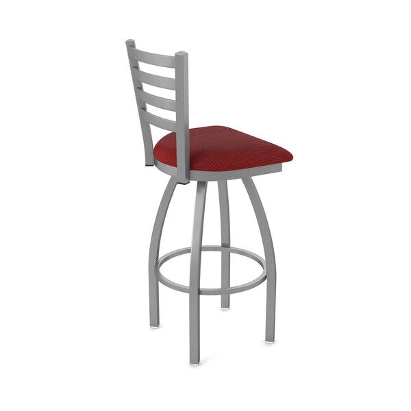 Holland Bar Stool Co 410 Jackie Stainless Steel 36in Swivel Bar Stool with Graph Ruby Seat - 41036SS016