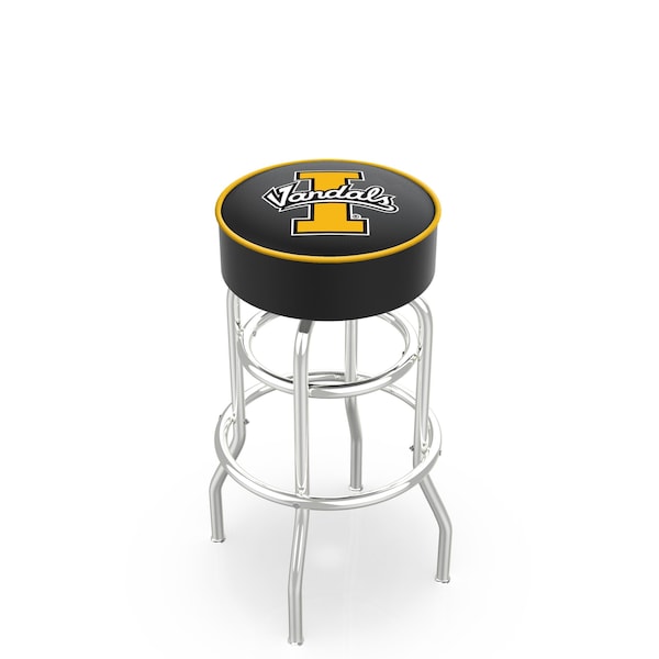 Holland Bar Stool Co 30" 4" Idaho Cushion Seat, Double-Ring Chrome Swivel Bar Stool - L7C130IDAHOU