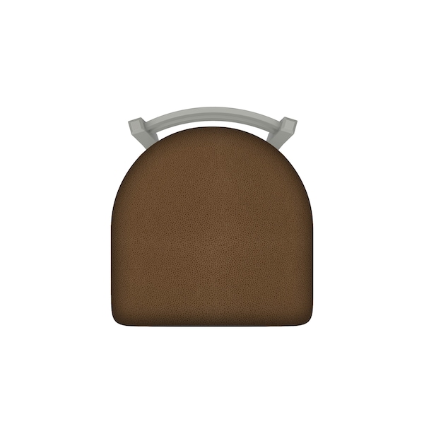 Holland Bar Stool Co 30" Low Back Swivel Bar Stool, Nickel Finish, Rein Thatch Seat - 41130AN026